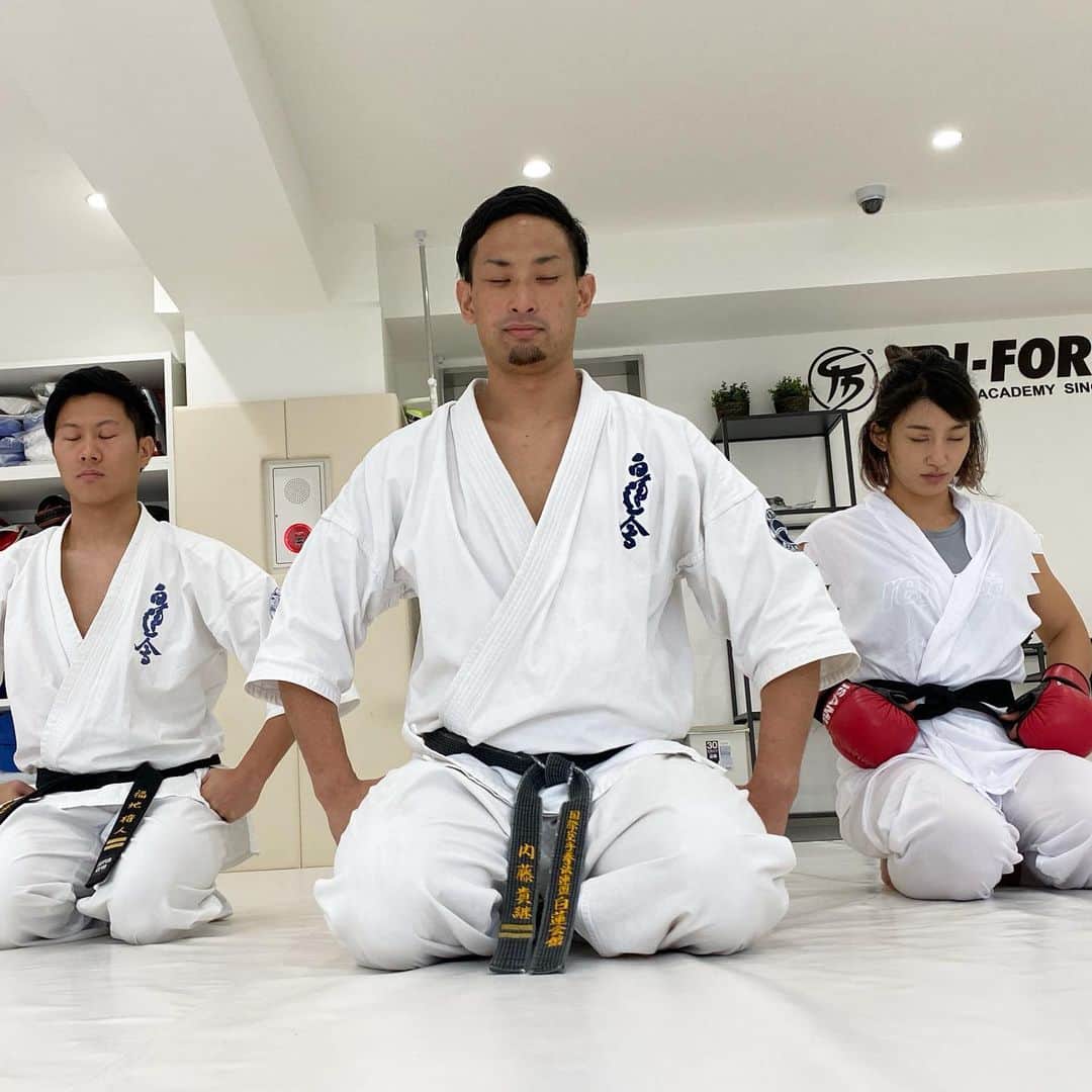 杉山しずかのインスタグラム：「with @karate.ka.channel  #karate #comingsoon」