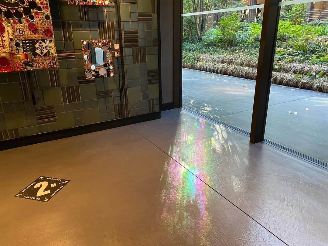 青山有紀さんのインスタグラム写真 - (青山有紀Instagram)「京都のace hotelで開催中の　@kingcustom_official  exhibition✨ ホテルなので24時間みれるけど、特に朝が最高で２日連続行きました✨✨  キングちゃん　@kingtokyooo の作品が差し込む光を照らし、本当に美しく輝いてます✨✨✨ 12月10日までなのでぜひに✨  朝ごはんのあとは茶人ペルーちゃん　@ru_haku に会いに　@gallery_yds さんへ。 自然をそのままいただいてるような純粋なエネルギーのお茶と、みんなとの楽しいトークセッション✨あたたかいおもてなしをありがとう🙏💕 #kingtokyooo  #留白 #青山有紀」11月16日 20時56分 - yukiaoya