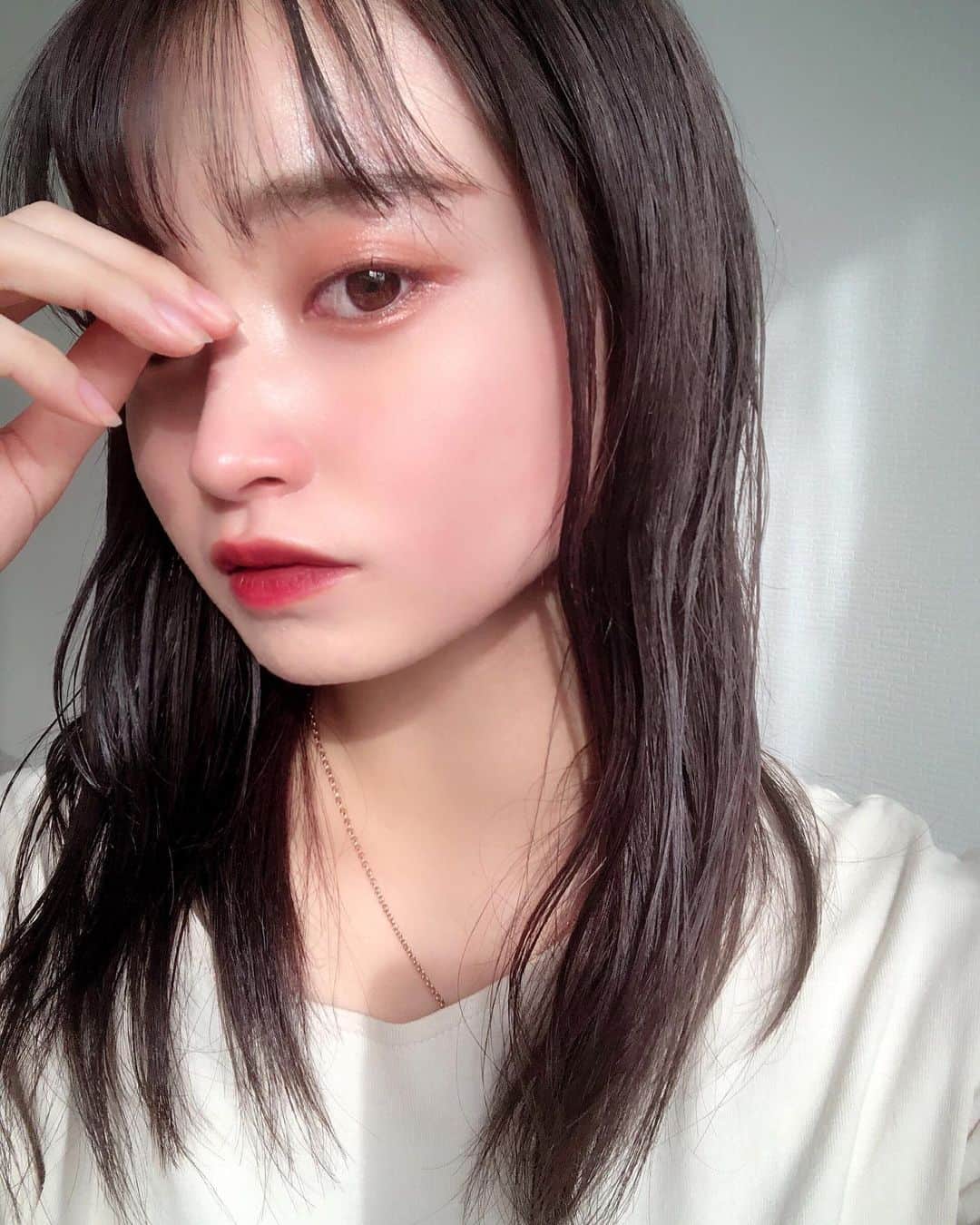 内海里来のインスタグラム：「@romand_jp 💄  #romand #makeup #cosmetics  #ロムアンド #ティントリップ #トーンダウンカラー」
