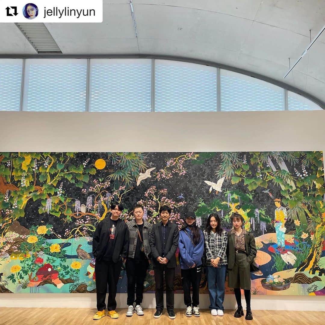 松山智一のインスタグラム：「#Repost @jellylinyun  🍀 ———- With @hidewin @cin___n  Local friends 🙏 together with @kotaro_nukaga」