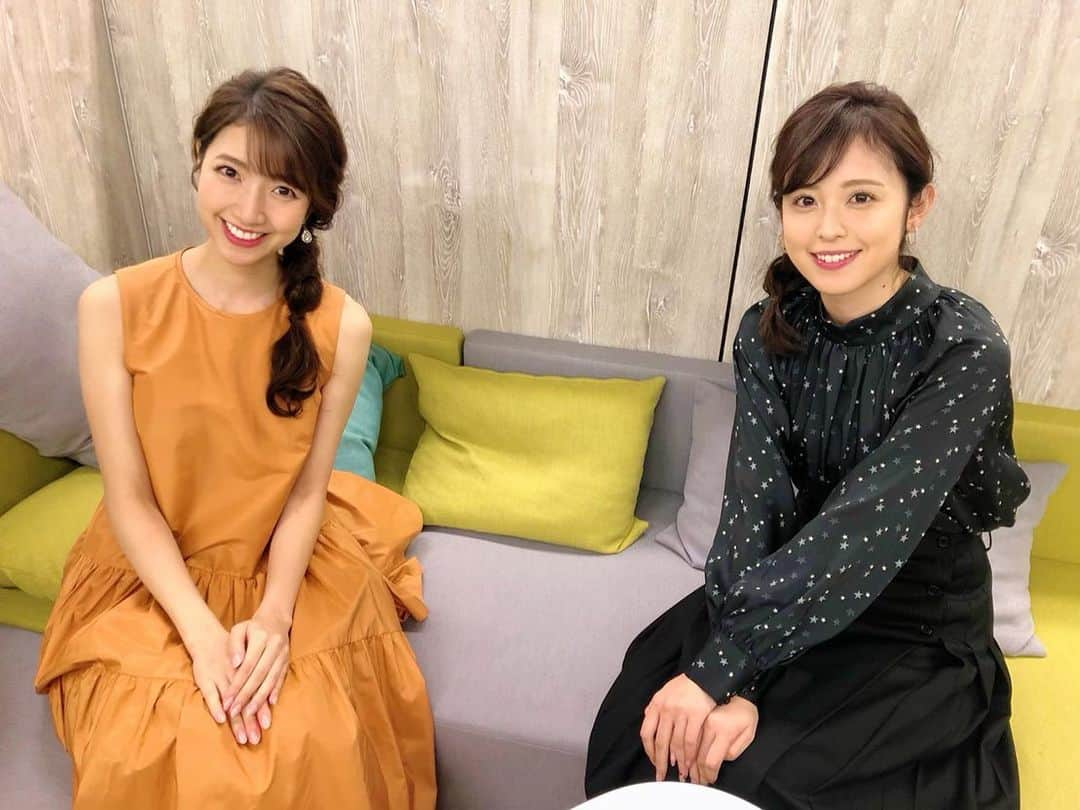 久慈暁子さんのインスタグラム写真 - (久慈暁子Instagram)「* 三田さんに久しぶりにお会いできた＆ 髪型が一緒で ダブルで嬉しかった日😽🧡 三田さん麗しい...🥺♡ * #同じ髪型　 #髪の長さ違う　 #サイド三つ編み #オレンジと黒」11月16日 21時34分 - kuji_akiko