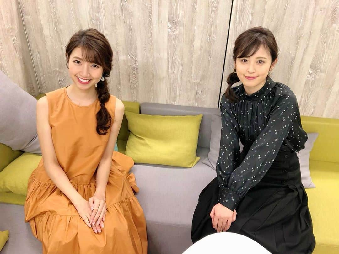 久慈暁子さんのインスタグラム写真 - (久慈暁子Instagram)「* 三田さんに久しぶりにお会いできた＆ 髪型が一緒で ダブルで嬉しかった日😽🧡 三田さん麗しい...🥺♡ * #同じ髪型　 #髪の長さ違う　 #サイド三つ編み #オレンジと黒」11月16日 21時34分 - kuji_akiko