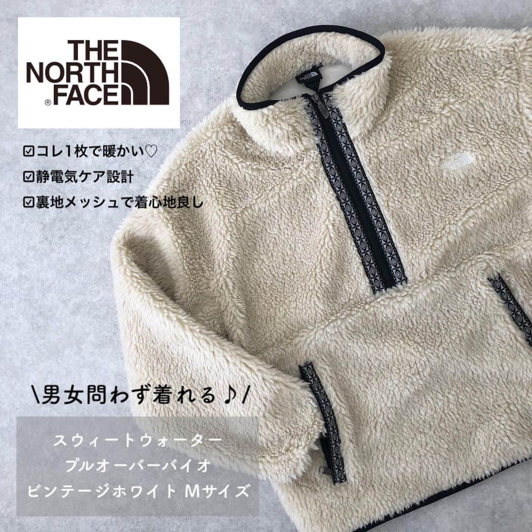 Miyoのインスタグラム：「2020.11.16 ・ 久しぶりに@thenorthface でお買い物🤍 約2週間前に公式サイトで購入しました⑅◡̈* 暖かそうなモコモコのボアに一目惚れ！ 前後にあるさりげないロゴが可愛い❤︎ ・ スウィートウォータープルオーバーバイオ ビンテージホワイト Mサイズにしました♡ 男女問わず着ることができますよ☺️ ・ 2コーデ置き画で撮ってみました❤︎(6.7枚目) 近々着画もUPさせてください🙌🏻✨ ・ ・ ・ #thenorthface#northface#ノースフェイス#ノースフェイスコーデ#ボア#ブーツ#サイドゴアブーツ#ザラ購入品#ザラジョ#ザラコーデ#ザラジョコーデ#zarawoman#GU#ジーユー#デニム#冬コーデ#ブーツコーデ#GUコーデ#NIKE#スニーカーコーデ#ママコーデ#ママファッション#プチプラコーデ#プチプラファッション#シンプルコーデ#カジュアルコーデ#大人カジュアル#大人可愛い#時尚#置き画」