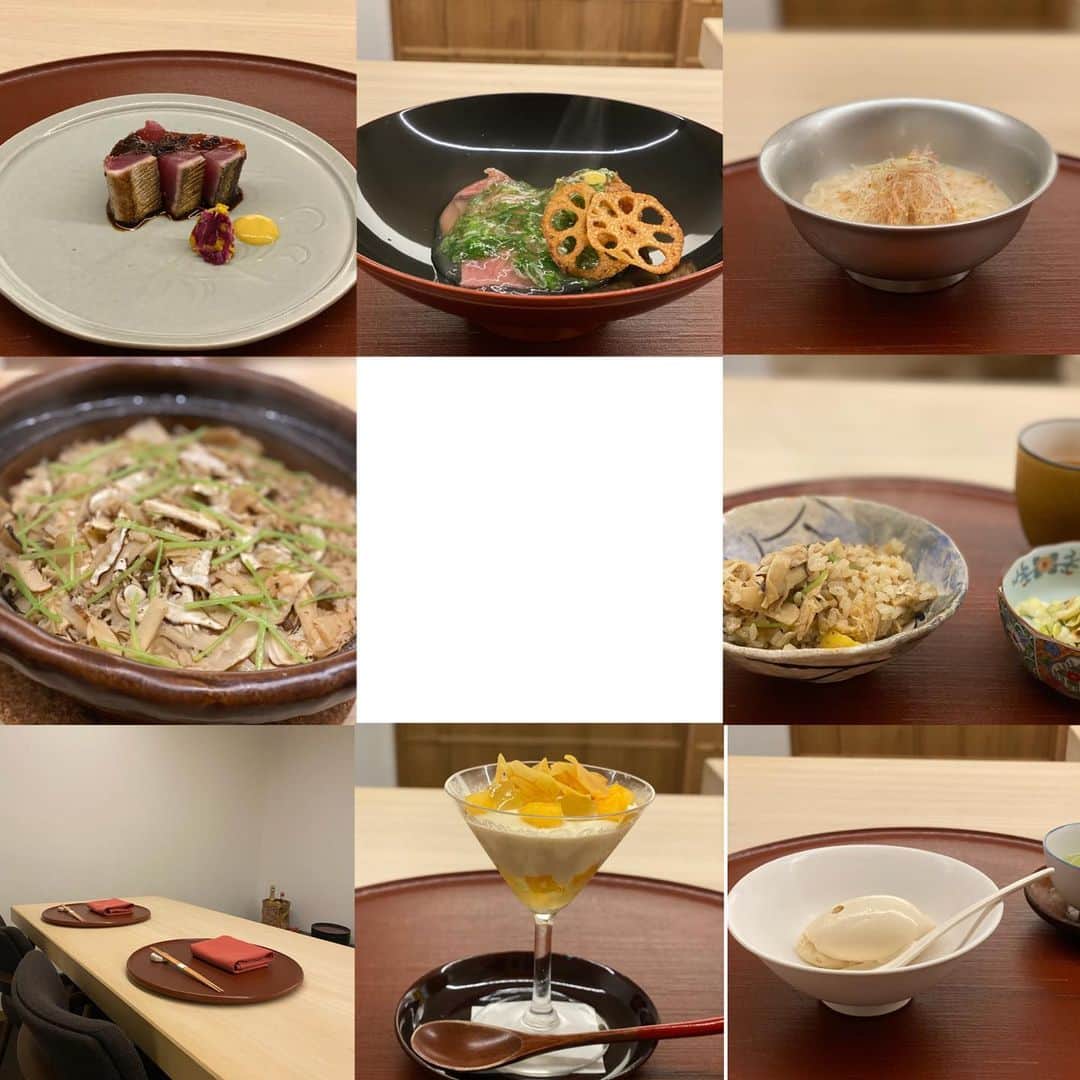木本泉さんのインスタグラム写真 - (木本泉Instagram)「-﻿ 🍁松茸三昧🍁﻿ ﻿ ﻿ どれもこれも美味しすぎました！﻿ 初めて食べた松茸のフライ。﻿ なかなか👍﻿ ﻿ 次は蟹で🦀☃️﻿ ﻿ 旬の食材をいただいて幸せな夜でした✨﻿ ﻿ #久丹#松茸#秋﻿」11月16日 22時13分 - izumikimoto