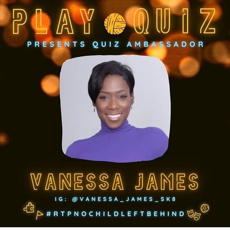 ヴァネッサ・ジェームスのインスタグラム：「The stress of being out of work and without enough money due to the pandemic has put significant stress on many parents and families, potentially placing childrens’ safety at risk.   That’s why I’m supporting @righttoplaycan #VirtualPlayQuiz because I want to ensure no child is left behind. #RTPNoChildLeftBehind #RightToPlay  This inaugural event, hosting more than 150 trivia buffs will take place tomorrow. For more information, and to check out some of the amazing athletes and ambassadors who will be joining me tomorrow go to @righttoplaycan righttoplaycan.」