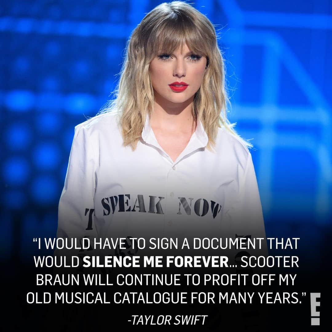 E! Onlineさんのインスタグラム写真 - (E! OnlineInstagram)「There’s nothing like a mad woman. Taylor Swift has spoken out after Scooter Braun sold the master rights to her first six albums for upwards of $300M. Her response—and update on re-recording her older songs are at the link in our bio. (📷: Getty)」11月17日 9時15分 - enews