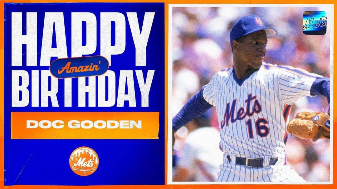 ニューヨーク・メッツさんのインスタグラム写真 - (ニューヨーク・メッツInstagram)「Happy birthday @docgooden! 🥳」11月17日 0時13分 - mets