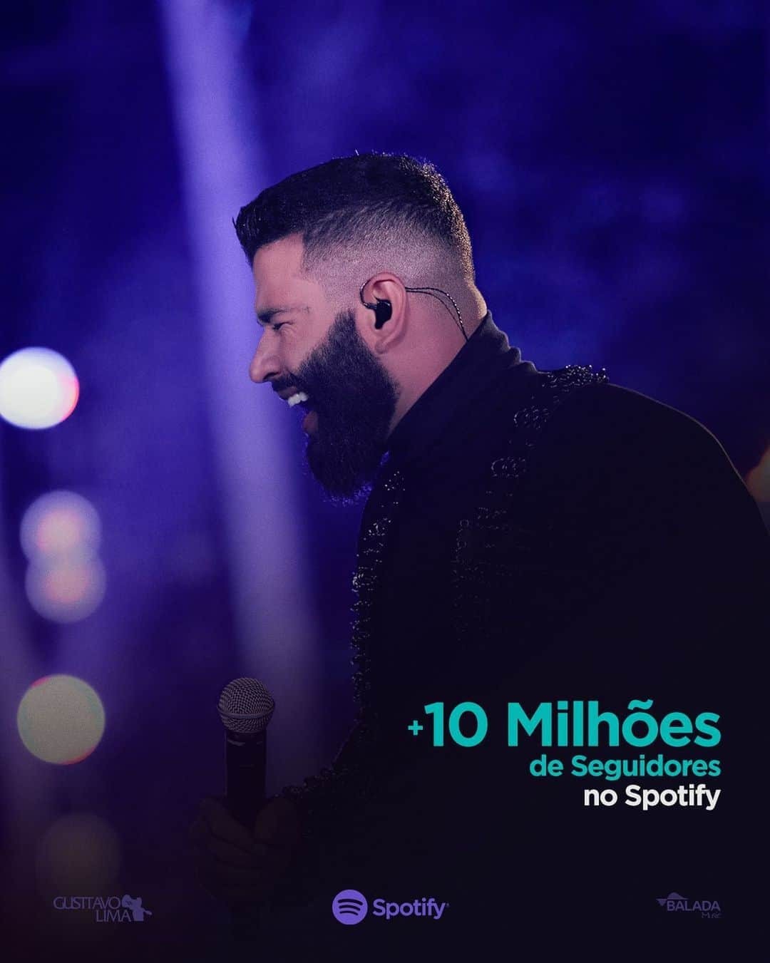 グスタボ・リマさんのインスタグラム写真 - (グスタボ・リマInstagram)「Já são mais de 10 milhões de seguidores no Spotify BB!! Que incrível!! Inclusive, nesta semana tem lançamento... Quem aqui me acompanha por lá? @spotifybrasil」11月17日 0時29分 - gusttavolima