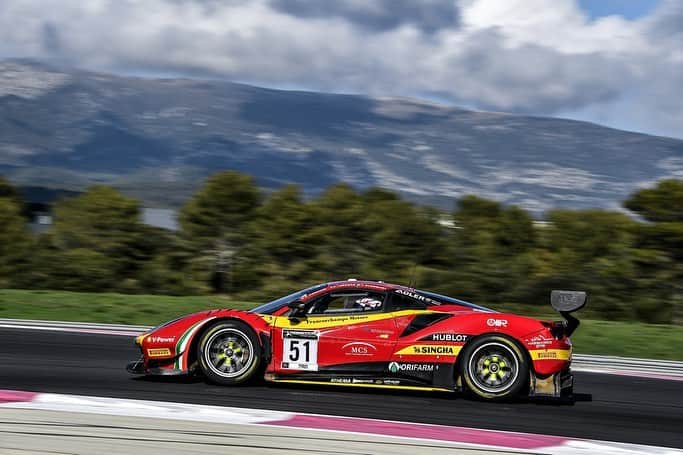 ウブロさんのインスタグラム写真 - (ウブロInstagram)「Pushing the limits right through to the finish line. Congratulations to @afcorse_official on winning the 2020 GT World Challenge Europe Endurance Cup and to our Friend of the Brand @93_cf on winning in Pro-Am!」11月17日 0時46分 - hublot