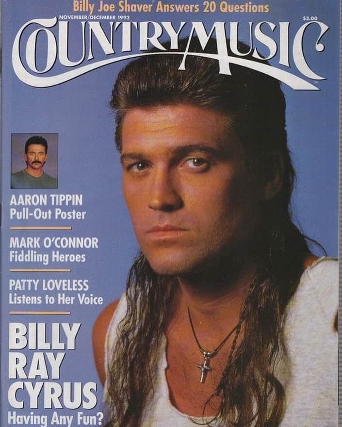 ビリー・レイ・サイラスのインスタグラム：「Happy #MulletMonday!」