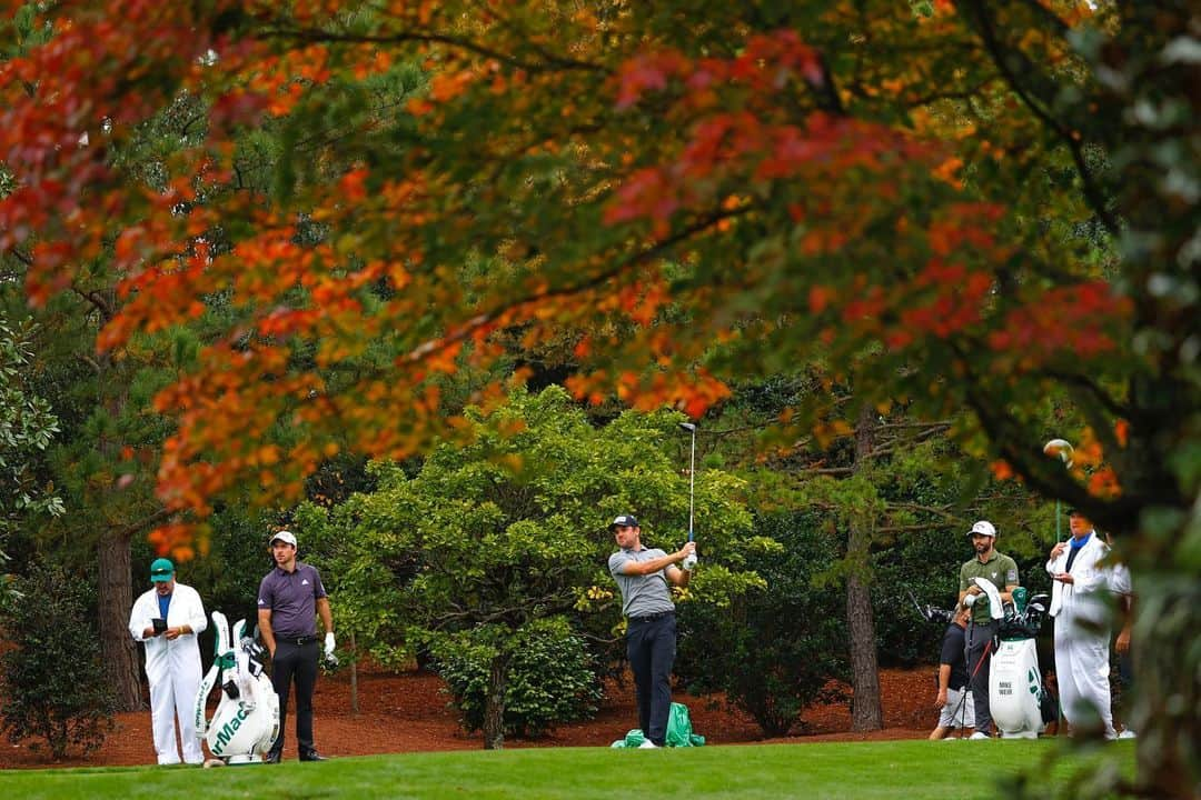 コリー・コナーズのインスタグラム：「Memorable week @themasters   Missed the fans but big thanks to my cheering squad @maloryolivia @dingramgolf and all the support from afar 🇨🇦 Can’t wait to be back!」