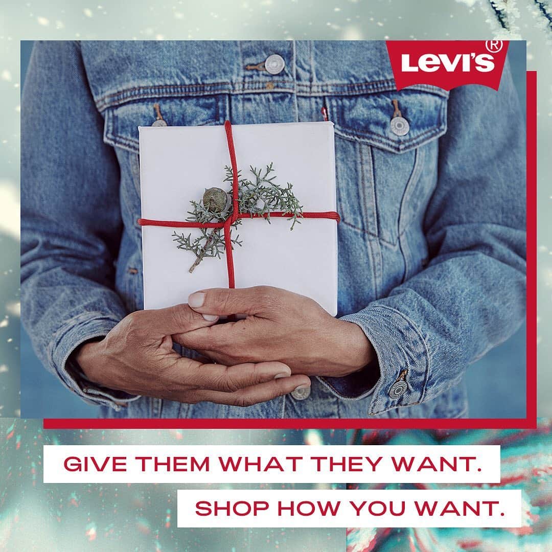 Levi’sさんのインスタグラム写真 - (Levi’sInstagram)「Swipe to see all the ways you can shop for Levi’s this holiday season. Link in bio for more.」11月17日 2時07分 - levis