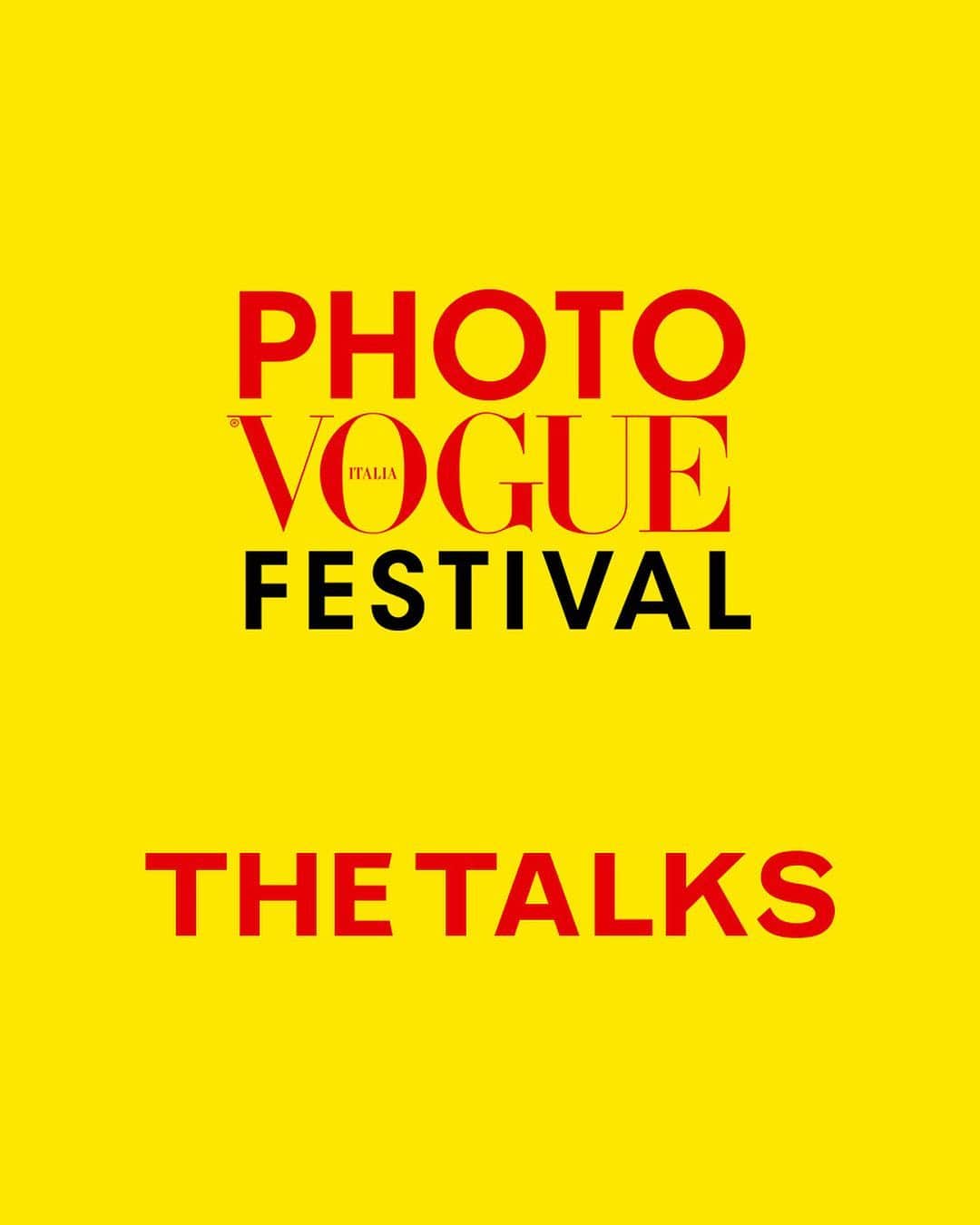 Vogue Italiaさんのインスタグラム写真 - (Vogue ItaliaInstagram)「Take a look at the program of the TALKS of the fifth edition of PHOTO VOGUE FESTIVAL! From November 19 to 22 on photovoguefestival.vogue.it /Read everything at the LINK IN BIO. ⬆️ ALL TALKS ARE FREE AND YOU'RE ALL WELCOME!   The Platform of the #PhotoVogueFestival will be animated by conversations on photography in all its forms and projections made by @MagnumPhotos, @PHMuseum and @Slideluck_editorial.   In line with the mission of the PVF, the talks of this edition will range from photojournalism to fashion photography, dealing with current issues such as: representation and empowerment, black voices in Italy and in the international fashion system, the evolution of the representation of people with disabilities and gender identity in the media, the analytical reading of news photographs, the impact on professional photography of sharing images on social media and the philosophical analysis of the moment of uncertainty that we are going through.  Official Partners: @audi_italia, @1895bylavazza, @xerjoff, @xiaomi.italia Special Initiative: @ginengine Media Partner: @urbanvision.s.p.a Official Radio: @radiomontecarlo_official」11月17日 2時33分 - vogueitalia