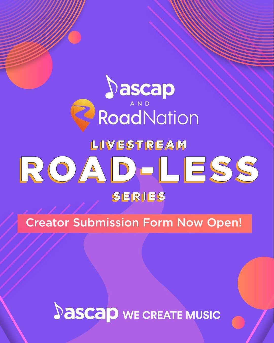 ASCAPさんのインスタグラム写真 - (ASCAPInstagram)「PERFORMANCE OPPORTUNITY ALERT 🚨   #ASCAP & @roadnationofficial invite YOU to sign up for your chance to join a curated lineup of up-and-coming music stars, performing live on @twitch!   Get your name out there, reconnect with your fans & make new fans. Apply at the link in our bio.」11月17日 3時18分 - ascap