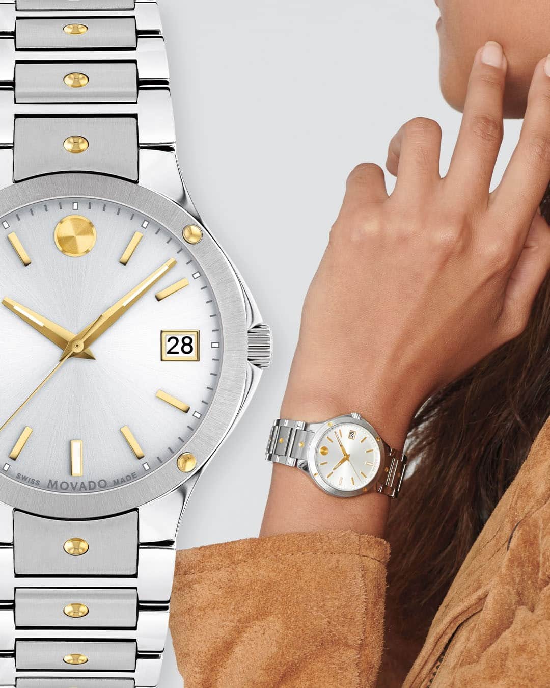 モバードのインスタグラム：「Share the gift of signature design. #MovadoSE」