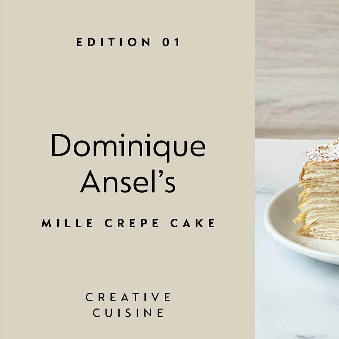 Nespressoさんのインスタグラム写真 - (NespressoInstagram)「#NespressoEditions — Edition 01. Chef @dominiqueansel showed us how to make his beautiful mille crepe cake with vanilla ganache this weekend.  ☕ Save this post to make it again or share it with your loved ones. ☕ Tag @nespresso #NespressoEditions so we can share your creations.  For those that missed creating this with us over the weekend, an IGTV is coming soon! ❤  #Nespresso #NespressoEditions #NespressoMoments」11月17日 5時59分 - nespresso
