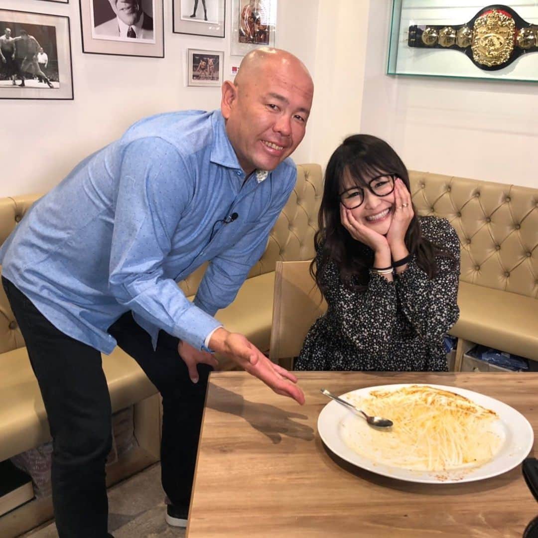 小田幸平のインスタグラム：「この前放送された有吉ゼミ❗️ギャル曽根さんとパシャ📷しかしハンパない食欲🍖恐るべしギャル曽根さん🥩#有吉ゼミ#ギャル曽根 さん#読売ジャイアンツ#中日ドラゴンズ#はげch#愛媛マンダリンパイレーツ#大食い#ヤバイ」