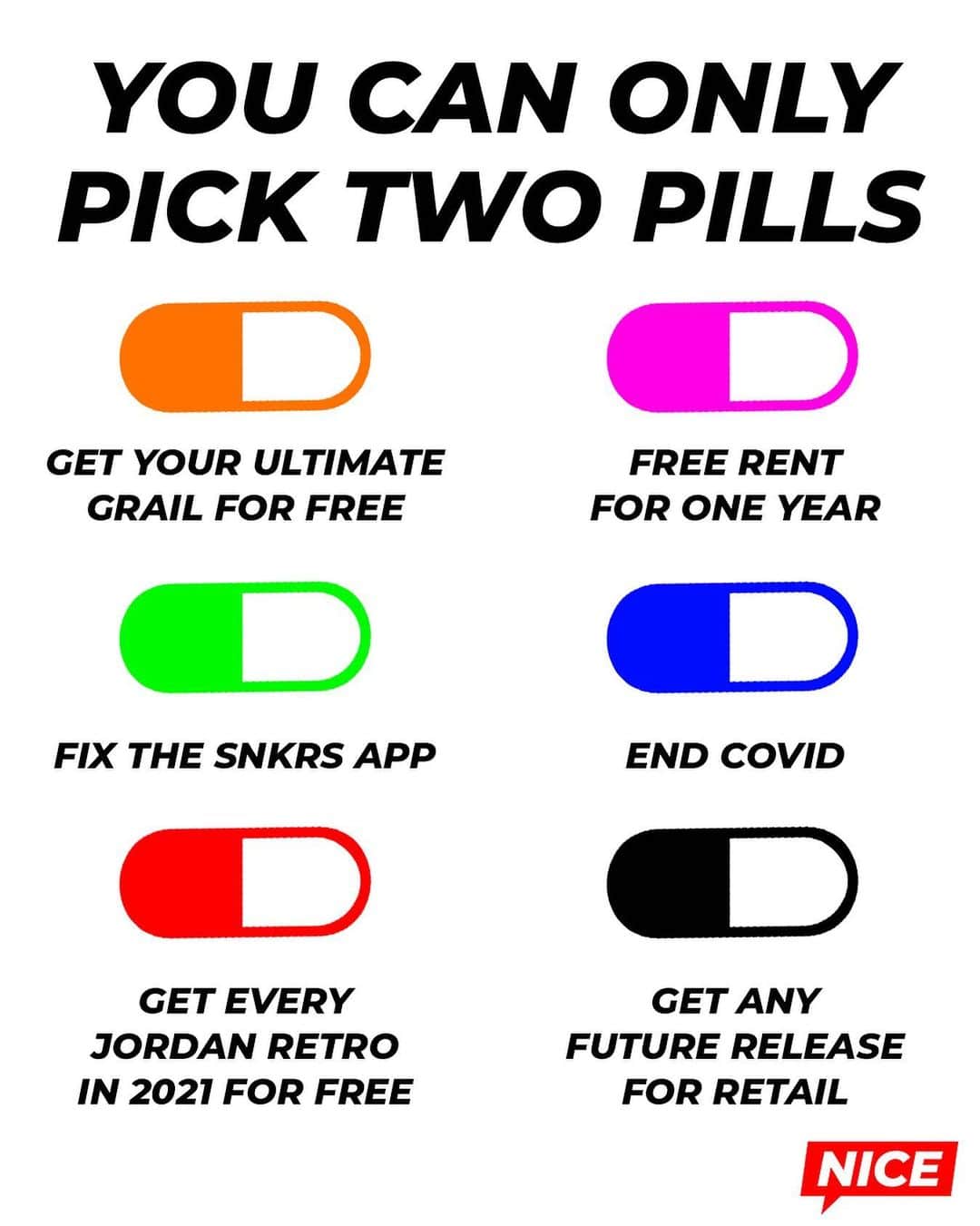 のインスタグラム：「Which two pills are you taking? 👀💊」