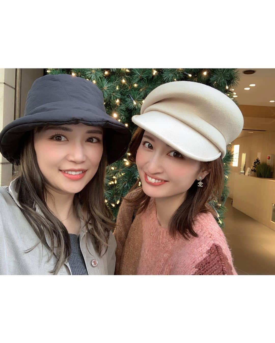 のインスタグラム：「あやのちゃんと銀座lunch🍽 街はX'mas感🎄✨  久しぶりに会えて嬉しかったぁ❤️ 引越しても遊んでねーっ😚 . #lunch #ginza #friends #数寄屋バーグ」