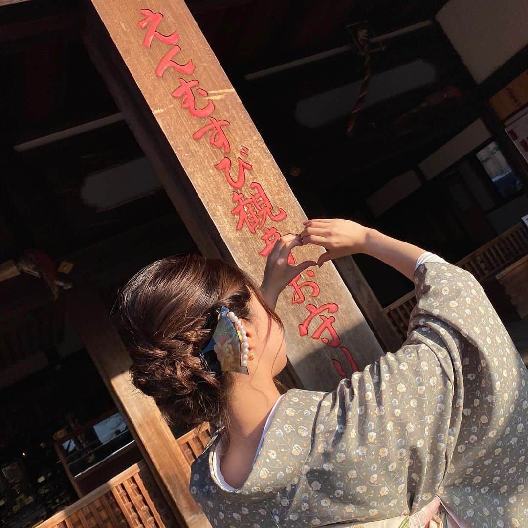 神谷るなさんのインスタグラム写真 - (神谷るなInstagram)「縁結び、凶は笑った  #京都観光 #京都 #着物 #着物レンタル #コンカフェ　#メイドカフェ #いいね返し #kyoto #kimono #japan #followｍe #fashion #me」11月17日 17時49分 - runana107