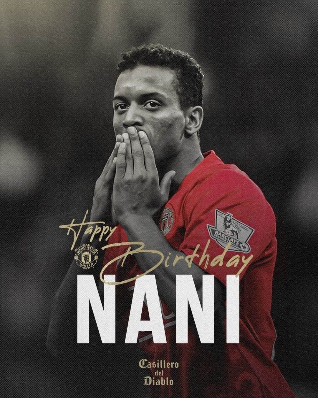 マンチェスター・ユナイテッドさんのインスタグラム写真 - (マンチェスター・ユナイテッドInstagram)「Feliz aniversário, #Nani! 🥳❤️ #MUFC」11月17日 18時00分 - manchesterunited