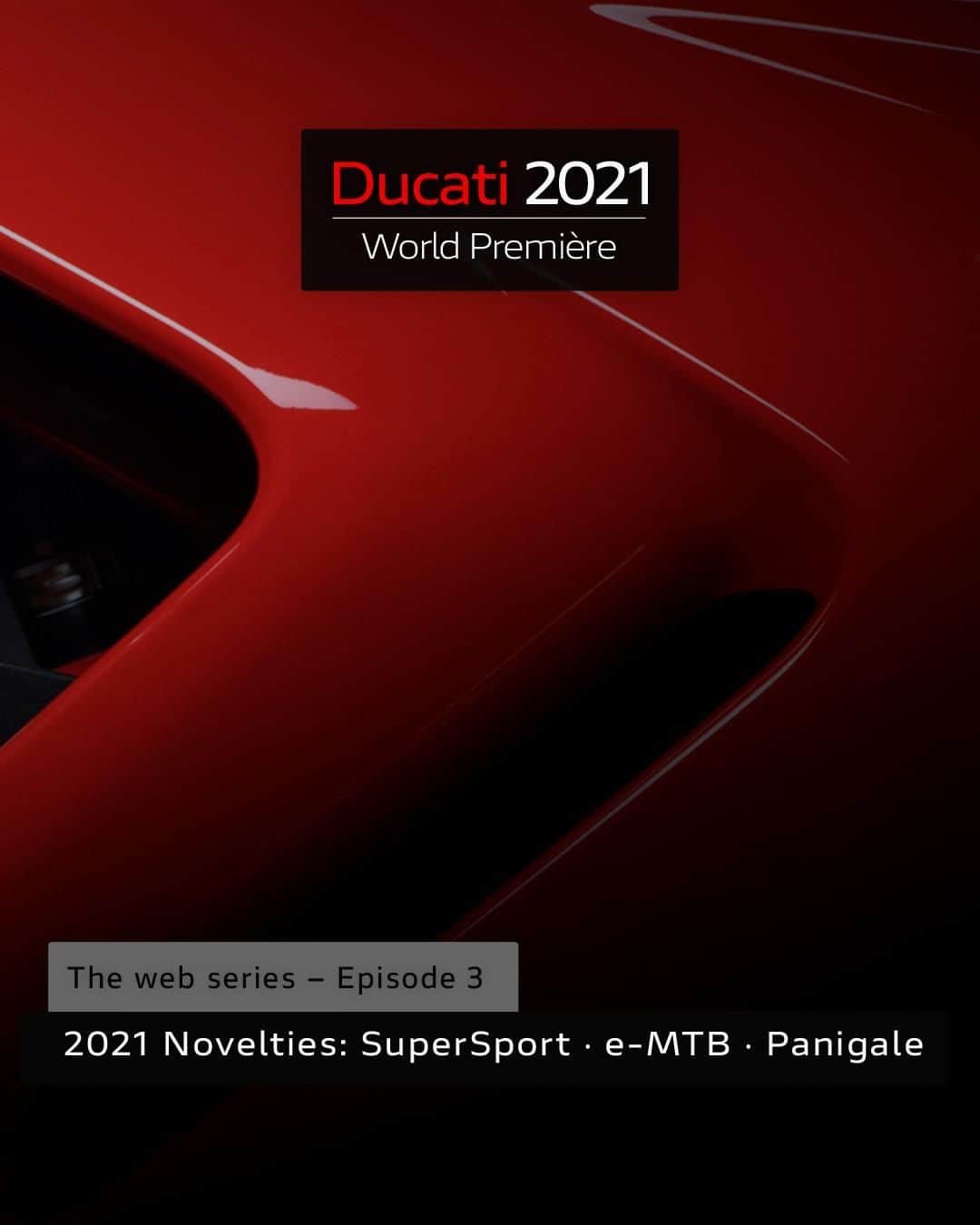 Ducati Japanさんのインスタグラム写真 - (Ducati JapanInstagram)「ドゥカティワールドプレミアは続きます！   ドゥカティワールドプレミアのエピソード3では、新しいスーパースポーツ、パニガーレを発表します。11月18日（水）午後7時（中央ヨーロッパ標準時、日本時間：11月19日午前3時）からお届けします。  詳細はロフィール( @ducatijapan )のリンクより『Ducati World Premiere 2021』をご覧ください。 深夜の遅い時間ですが、是非ともチェックしてください！  #ドゥカティいいじゃん #DWP2021」11月17日 18時00分 - ducatijapan