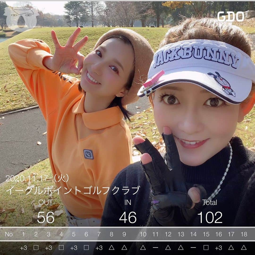 のインスタグラム：「1ヶ月ぶり❣️ゴルフ日和^ ^後半は少しまとまってきた。せりちゃん急成長すごかった‼️お互い成長が見えたね^ ^ #いつかのゴルフ #golf  #キャスコ #キャスコ女子ゴルフ部 #sdn48 #ゴルファナ #ladiesgolf #golfhotties #golfbabes #golflife #golfstagram #japanesegirl #model #lovegolf #girlswhogolf #cute #golfer  #ゴルフ大好き #golfholic #高尔夫球 #골프 #ゴルフコーデ #golf #instagolf #ゴルフ女子 #golfer #golfgirl #ゴルフのトリセツ」