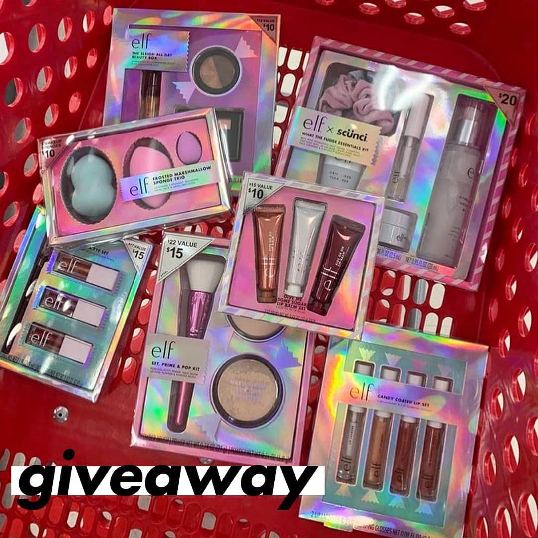 e.l.f.さんのインスタグラム写真 - (e.l.f.Instagram)「(Congrats to our winner @glaminichelle) #GIVEAWAY 🍬 We are celebrating the start of the holiday season by giving away one e.l.f.ing amazing prize with our holiday sets that are available @TargetStyle 🙌✨  HOW TO ENTER: [1] Follow @elfcosmetics [2] Tag friends below! Each separate tag counts as a new entry! *BONUS: share this post to your IG Stories and tag us!  Giveaway starts now and ends November 17 at 5:00pm PT. NO PURCHASE NECESSARY. Open to US residents (18+). One winner will be chosen and contacted via direct message. Void where prohibited.  #eyeslipsface #elfingamazing#elfcosmetics #crueltyfree #vegan」11月17日 9時41分 - elfcosmetics