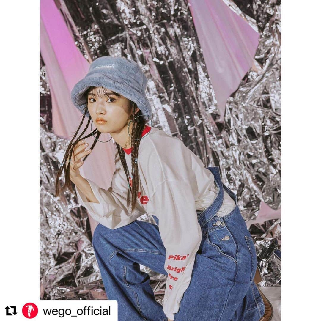 Girls²さんのインスタグラム写真 - (Girls²Instagram)「#Repost @wego_official ・・・ ㅤㅤㅤㅤㅤㅤㅤㅤㅤㅤㅤㅤㅤ ⭐︎Girls²×WEGO collaboration⭐︎ いよいよ明日11/18(水)〜WEGO一部店舗、ONLINE STOREにて発売スタート！  ★Girls²着用コラボアイテム★ KIRA>> ✔︎オーバーサイズロングTシャツ￥4,399(税込) カラー：ホワイト、ピンク、ブルー サイズ：S、F ✔︎ファービッグパーカ￥7,699 (税込) カラー：ブラック、サックス サイズ：S、F  MISAKI>> ✔︎オーバーサイズロングTシャツ￥4,399(税込) カラー：ホワイト、ピンク、ブルー サイズ：S、F ✔︎ファーハット￥3,299 (税込) カラー：ブラック、サックス サイズ：F  KUREA>> ✔︎オーバーサイズロングTシャツ￥4,399(税込) カラー：ホワイト、ピンク、ブルー サイズ：S、F ✔︎ハイソックス¥1,099(税込) カラー：ブラック、ホワイト、ブルー サイズ：F」11月17日 10時29分 - girls2_official