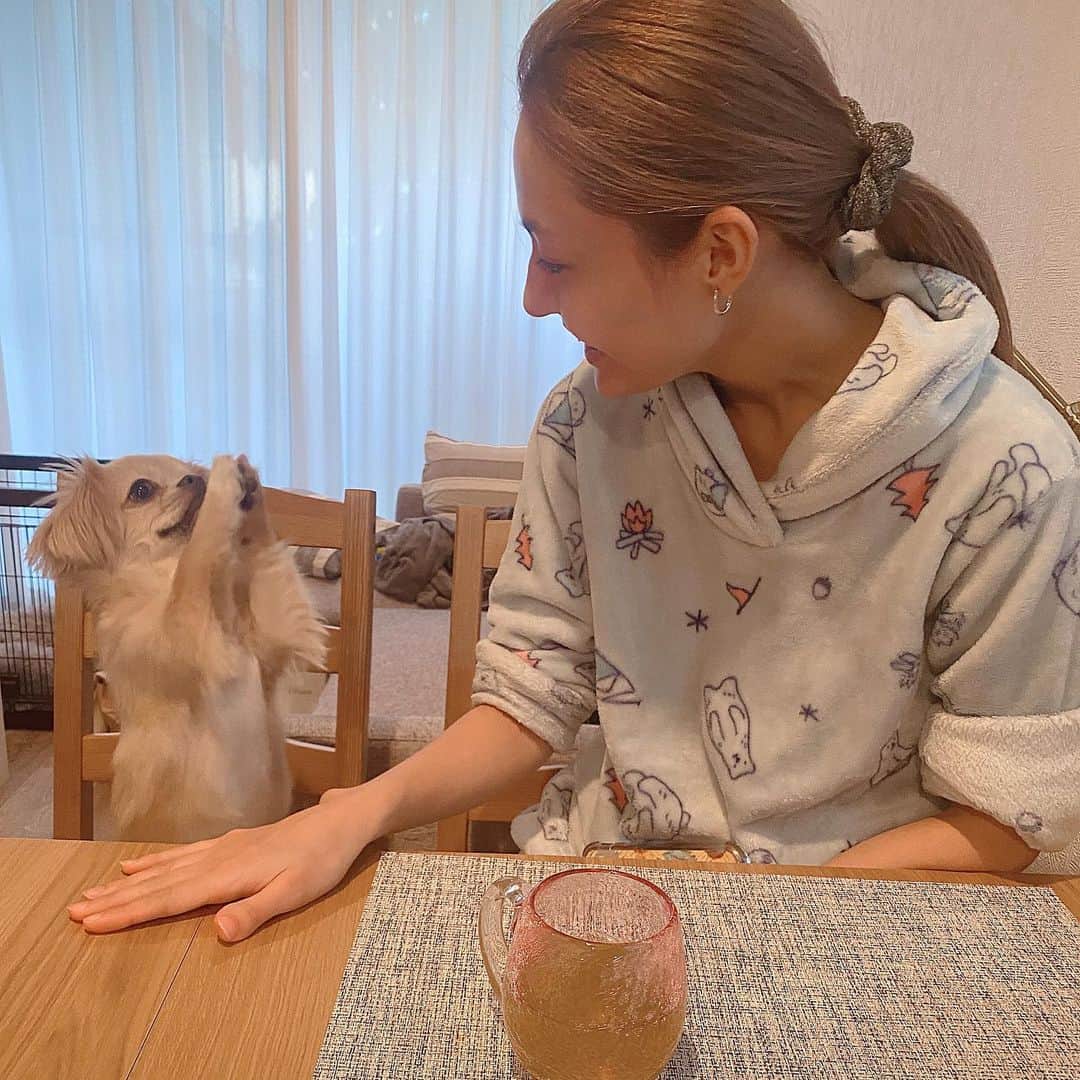想乃のインスタグラム：「おはよ🔅 朝の幸せなひとコマ🤍」