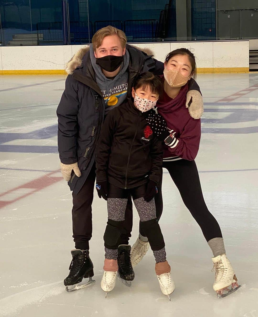 マイケル・ブラマンテのインスタグラム：「When you love what you do, you never work a day in your life.   @mirainagasu  #figureskating #icedance #love #coaching #usfigureskating」