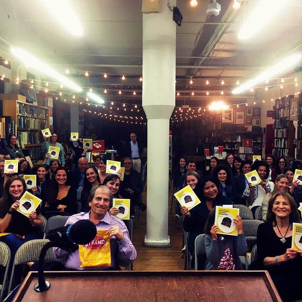 Ilana Wilesさんのインスタグラム写真 - (Ilana WilesInstagram)「This was my view from the podium at the Strand; the first stop on my book tour in 2016. My book did fine, but was not a life changing success story by any means. Still, I will look back at this moment as one of my finest. The Strand is a beloved NYC landmark in the East Village and I’ve been buying books there most of my life. Back when I was planning my book tour, Barnes and Noble wouldn’t book me in NYC. They would only book my New York stop on Long Island. My publisher told me that only “big names” get to do a NYC stop, because people don’t show up in Manhattan otherwise. I was sad about it and asked if she would call the Strand. She thought that was an even bigger long shot, but based on me being from the neighborhood, they agreed to do it. The catch was that I had to guarantee I would sell a certain number of books. I agreed, knowing that I would have to buy all those books myself if nobody showed. I remember being so nervous walking there that night. A bunch of my friends had called to cancel throughout the day and I began to fear that Barnes and Noble was right. I feared I would be speaking to an empty audience, and then on top of that, have to pay a huge bill to underline my failure. So that night, when I looked out into that crowd of both familiar and unfamiliar faces, holding my book up high, it was with the hugest sense of gratitude. The Strand had given me the opportunity to succeed in NYC and my people had showed up. Local bookstores are dying right now. The Strand and other shops in NYC have reached out to their patrons for help to keep their businesses afloat during these unprecedented times when foot traffic is so low. You can help your local book shops by buying from most of them online. I’ve put the link to @strandbookstore’s online shop in my bio. You can even buy my book there, if you choose. ❤️」11月17日 12時44分 - mommyshorts
