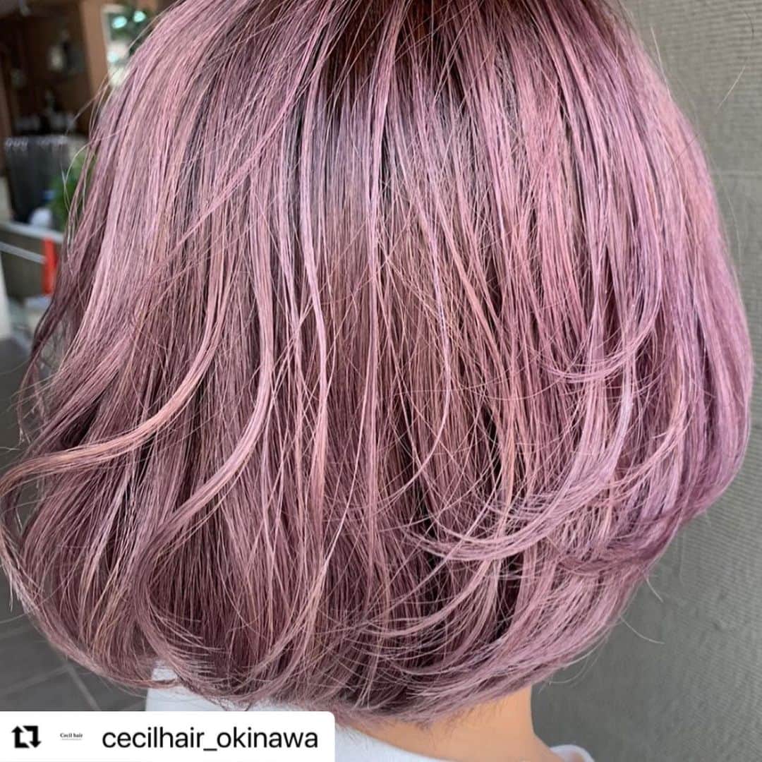 マテリア公式アカウントのインスタグラム：「#Repost @cecilhair_okinawa with @make_repost ・・・  素敵なカラーデザインですね！  リポストさせて頂きます。  #マテリア #materia #ヘアカラー #haircolor #外国人風カラー #外国人スタイル  #サロンカラー　#saloncolor #バレイヤージュ　#balayage #ハイトーンカラー　#hightone  #デザインカラー　#designcolor  #color #hair #ルベル #lebel　 #タカラベルモント #takarabelmont #stay_creative  #ステイクリエイティブ #クリエイティブを続けよう」
