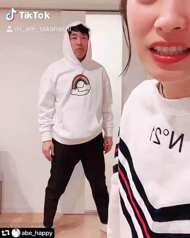 のインスタグラム：「@i_am_takahashi  in #N21XFILA  #♥️ #N21  @numeroventuno  @fila_japan_official  @alessandrodellacqua  @iza_official #instorenow  SHOPIZA.com  #repost @abe_happy ・・・ ㅤㅤㅤㅤㅤㅤㅤㅤㅤㅤㅤㅤㅤ おどったよwww ㅤㅤㅤㅤㅤㅤㅤㅤㅤㅤㅤㅤㅤ #あべこうじ #ちゃん愛 #tiktok  #ハッピィ #bts」