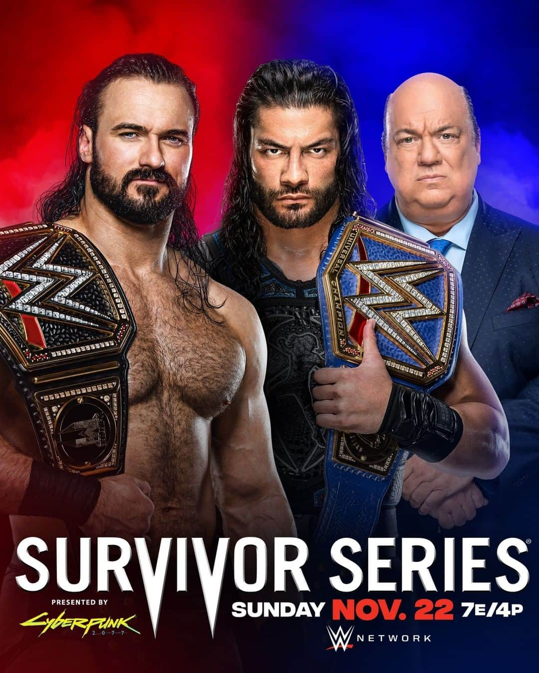 WWEさんのインスタグラム写真 - (WWEInstagram)「At #SurvivorSeries, it will be NEW #WWEChampion @dmcintyrewwe taking on #UniversalChampion @romanreigns. Plus, @laceyevanswwe and @peytonroycewwe round out #TeamRaw after the injuries to @mandysacs and @ashasebera_danabrooke.   📺 Sunday, 7 ET/4 PT on @wwenetwork」11月17日 14時02分 - wwe