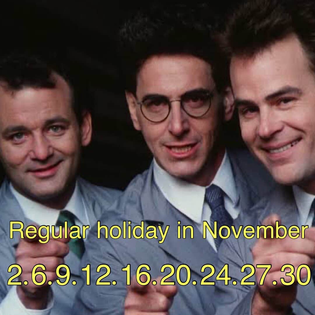 kiarrysさんのインスタグラム写真 - (kiarrysInstagram)「Regular holiday in November」11月17日 14時17分 - kiarrys