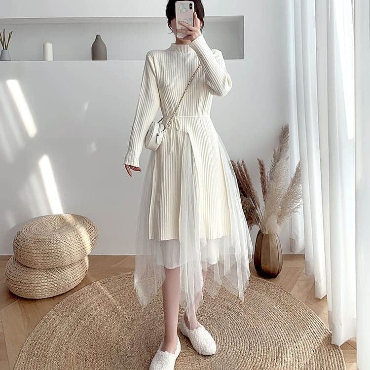 SweetHeart ショップさんのインスタグラム写真 - (SweetHeart ショップInstagram)「ロングセーター ニットワンピース SHD531508  (￥3,180)  新作アイテムか 入荷  #プルオーバー #スウェット #フェミニン #フェミニンコーデ #オーバーサイズ #大人ガーリー #ガーリー #snidel #プチプラ #プチプラファッション #l4l #プチプラコーデ #秋ファッション #l4f #秋コーデ #ザラジョ#ママファッション #baseec #ザラ #ユニクロ #ジーユー #lfl #スナイデル #今日のコーデ #レディースファッション #zara #秋物」11月17日 15時46分 - sweetheartstore0711