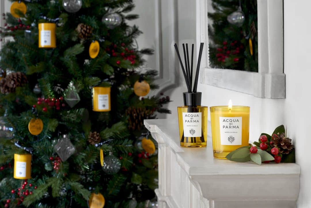アクアディパルマさんのインスタグラム写真 - (アクアディパルマInstagram)「Notte di stelle, the Home Collection fragrance that goes with the joy of coming together and sharing a special intimate time of year.⁣ #holidaycollection⁣ .⁣ .⁣ #acquadiparma #oamul #holidayseason #holidaymood #festivities #colonia」11月18日 3時00分 - acquadiparma