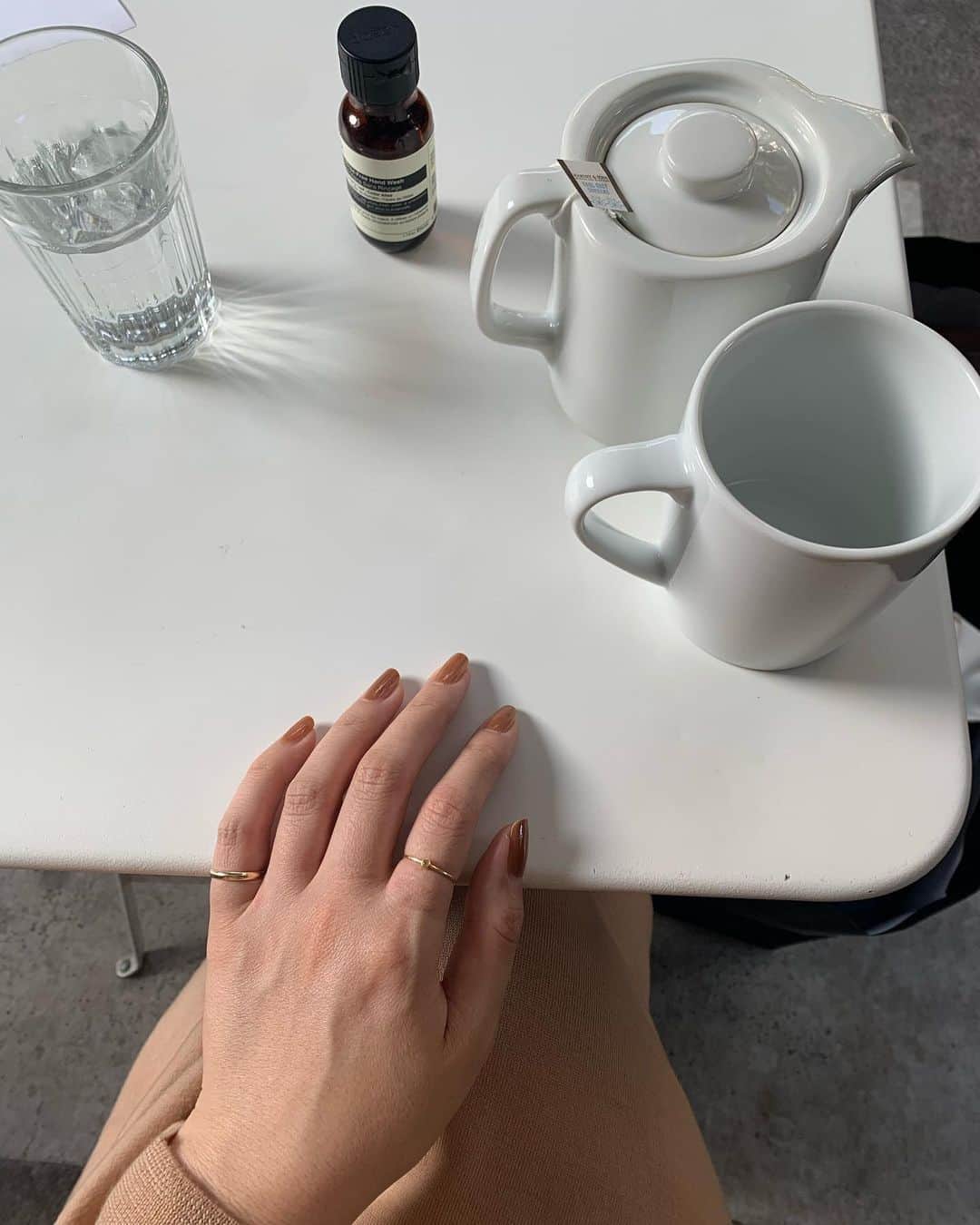 まつだみらいのインスタグラム：「rihkaのchai tea ♡」