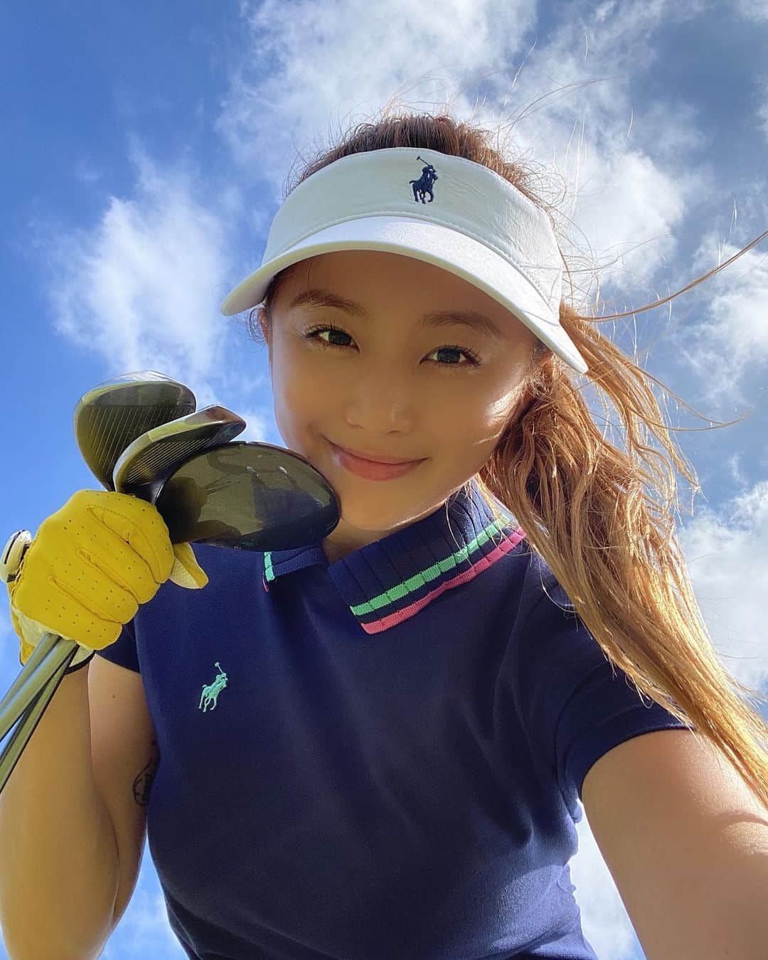 のインスタグラム：「#GOLF #ゴルフ女子 #生田衣梨奈のVSゴルフ #えりぽんかわいい」