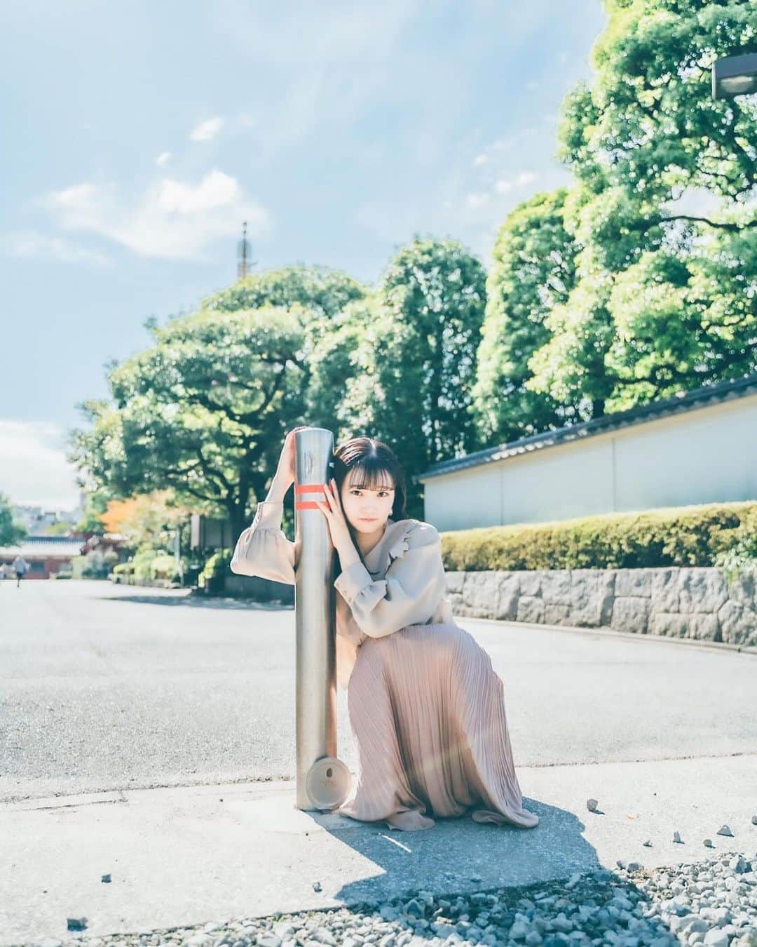 のインスタグラム：「❤︎ ぷくーーって顔してる😙  @katsuki_official_  さんの撮る 柔らかい雰囲気のお写真本当に好き😌✨  photo by @katsuki_official_   . . #青山学院大学 #女子大学生 #ミス日本 #一眼レフ #ポートレート #ポートレート撮影 #ポトレ #被写体 #いいね返し #portrait #as_archive #portraitphotography #as_picture #portrait_mood」