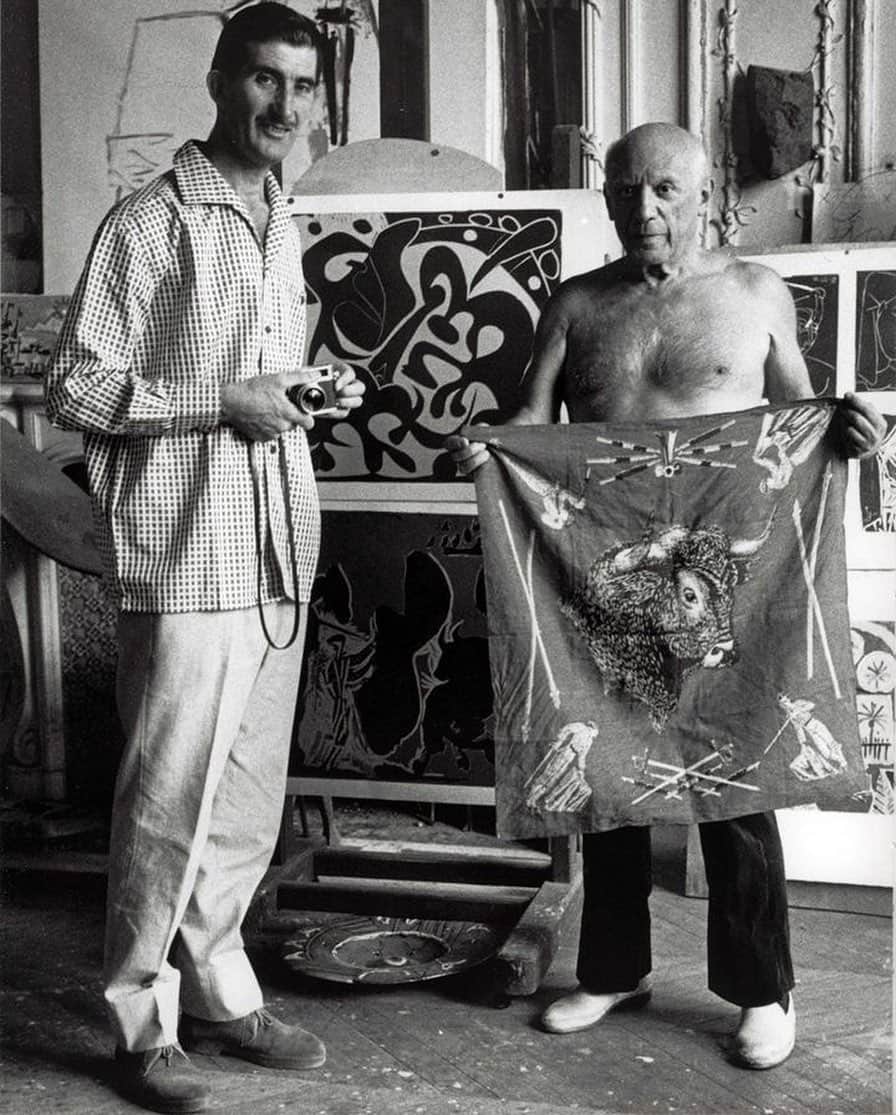 Meganさんのインスタグラム写真 - (MeganInstagram)「Pablo Picasso and Edward Quinn 📷  . . . . #pablopicasso #edwardquinn #exhibtion #scarf」11月17日 20時10分 - zanzan_domus