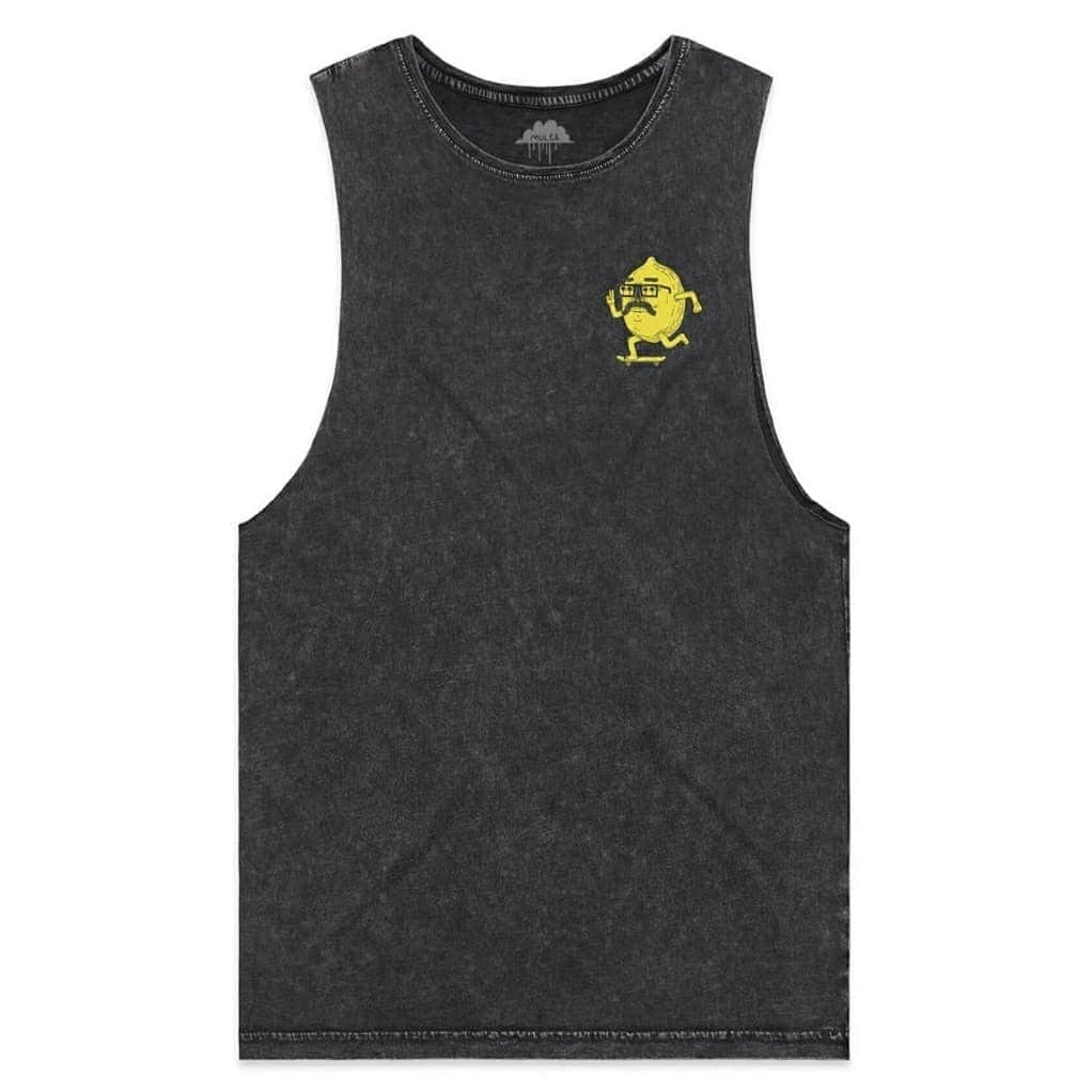 MULGAさんのインスタグラム写真 - (MULGAInstagram)「Easy Peasy Lemon Squeezy Tanks are coming in hot next week 🍋🔥🍋🔥. ⁣ ⁣ Get your pre-order in now 😎🍋⁣.  ⁣ These bad boys come in the stone wash fabric so they are real good and soft and snazzy. ⁣ ⁣ They come in sizes S-2XL and kids sizes 2-14 available in black. (The best-selling tee version  will be back in stock too 🎉 whoop whoop!). ⁣ ⁣ Click on the pic to shop. ⁣ ⁣ #mulgatheartist #mulgatheartistshop #tank #easypeasylemonsqueezy」11月17日 20時55分 - mulgatheartist
