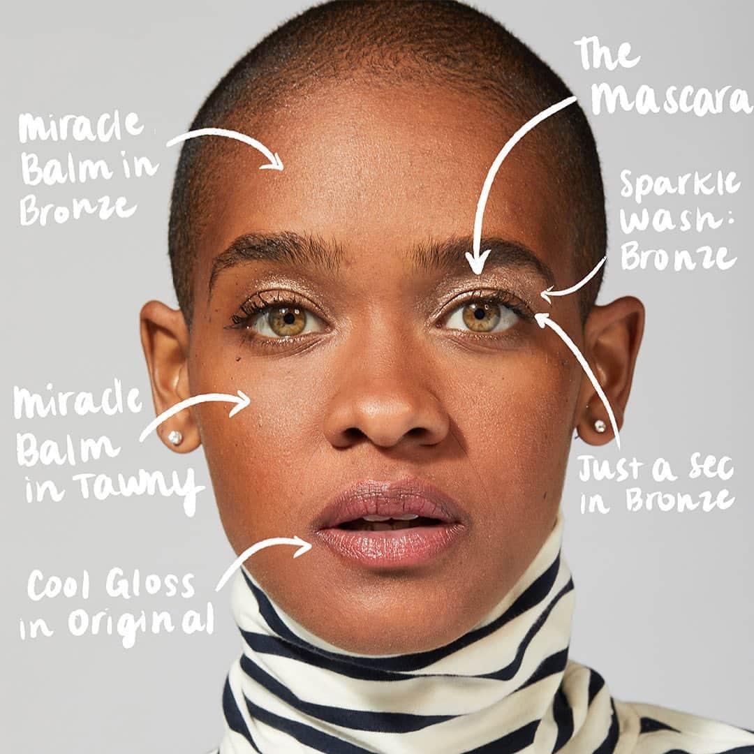 ボビー・ブラウンのインスタグラム：「Here’s a simple how to on just a sec. 1) chose a color. 2)swipe on w finger or brush Available now on Jonesroadbeauty.com」