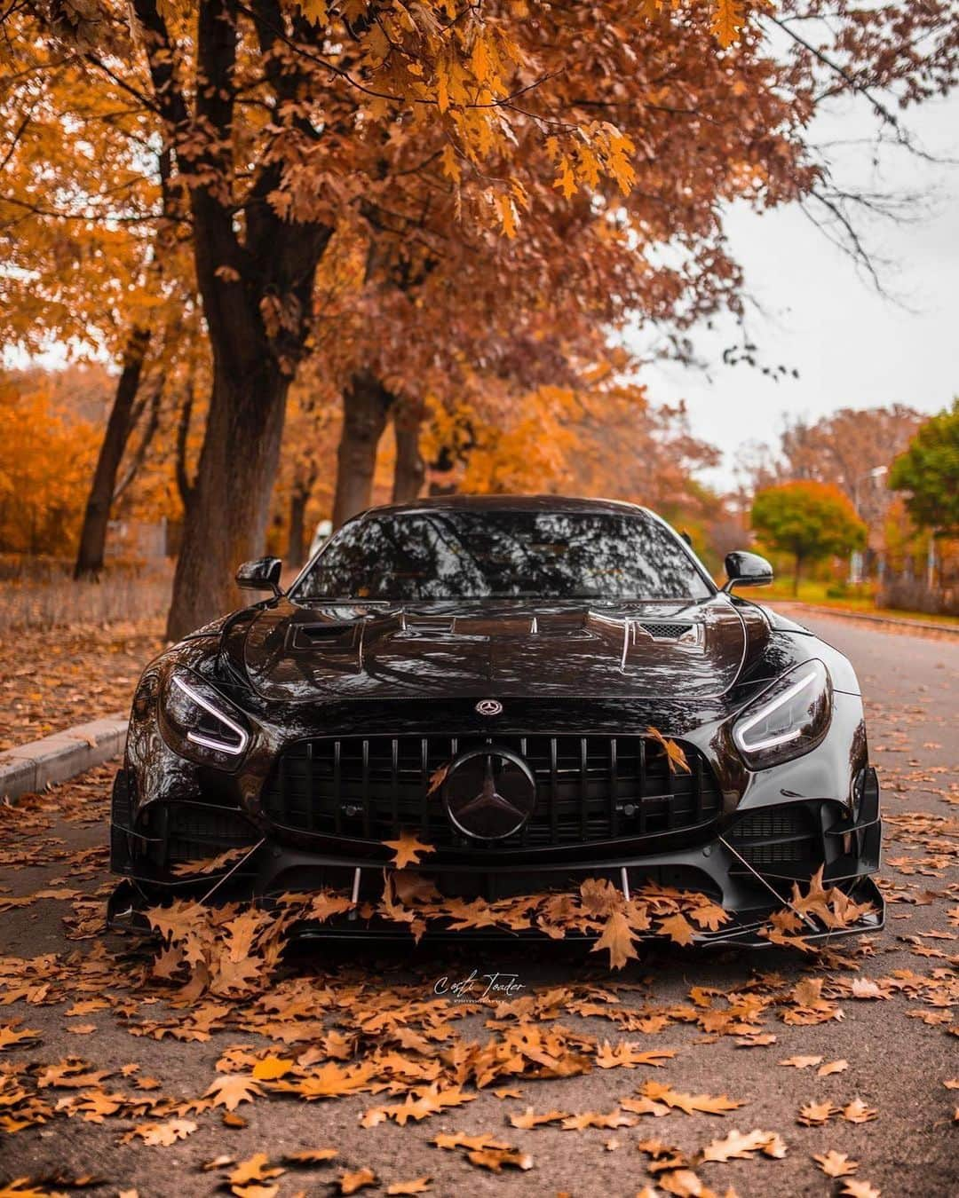 CARLiFESTYLEさんのインスタグラム写真 - (CARLiFESTYLEInstagram)「Mercedes AMG GT R Pro 🍁🍂 Photo @photo.tdr - @enescu_sbk @racebox.ro #carlifestyle」11月17日 22時56分 - carlifestyle