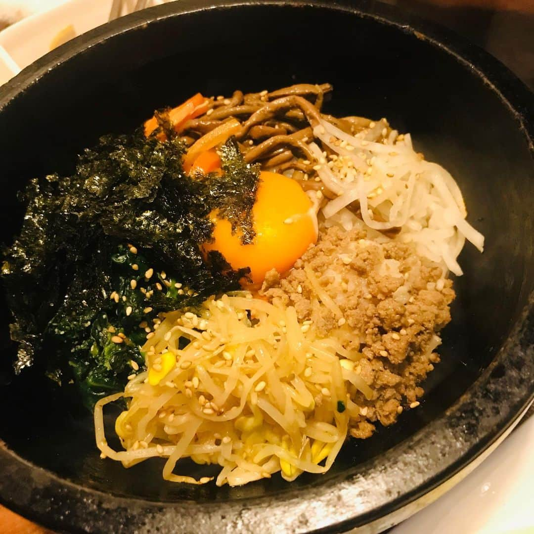 Q太郎さんのインスタグラム写真 - (Q太郎Instagram)「#さいたま市#浦和区#elan#エラン#仕事前に#食事#韓国料理#サムギョプサル#ユッケジャンスープ#石焼ビビンパ#たまごスープ#野菜チヂミ#アボガドキムチ」11月17日 23時11分 - qtaro.jun