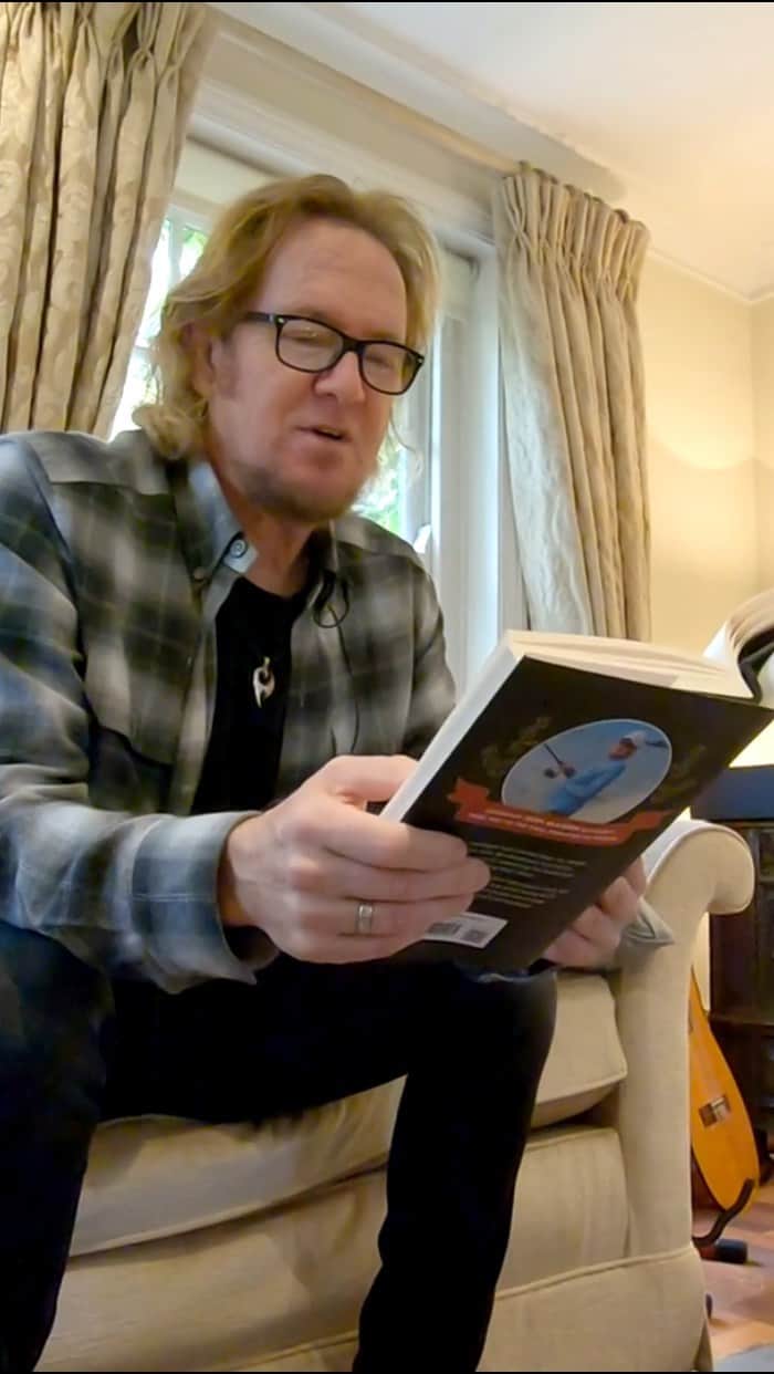 エイドリアン・スミスのインスタグラム：「Yet to catch your copy? 🎣   Order using the link in the bio!  #AdrianSmith #IronMaiden #MonstersOfRiverAndRock #Fishing #Book」
