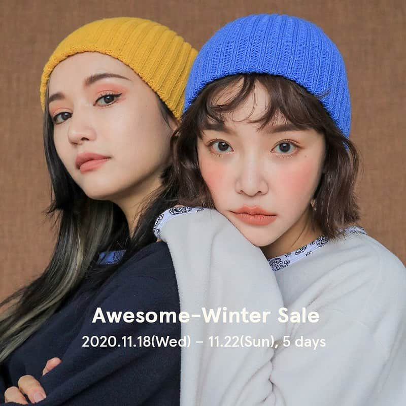 Official STYLENANDAさんのインスタグラム写真 - (Official STYLENANDAInstagram)「Awesome-Winter SALE  완벽한 쇼핑을 위한 난다의 어썸한 혜택! 놓칠 수 없는 5일간의 윈터 빅 세일💙 기간: 2020년 11월 18일(수) ~ 11월 22일(일), 5일간 - STYLENANDA / 3CE / KKXX UP TO 70%~30% SALE (*일부 품목 제외) -  Nanda’s awesome benefits for your perfect shopping! Don’t miss our big winter sale  only for 5 days🧡 m.stylenanda.com」11月18日 0時00分 - houseof3ce