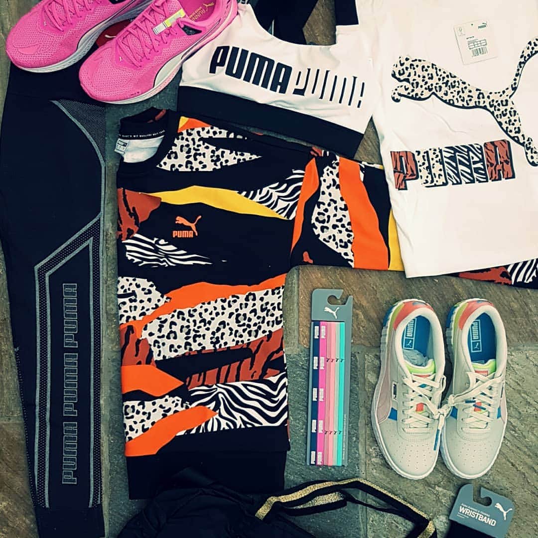 エイリー・チャイルドのインスタグラム：「A snapshot of some of the latest @puma kit drop 🐆」