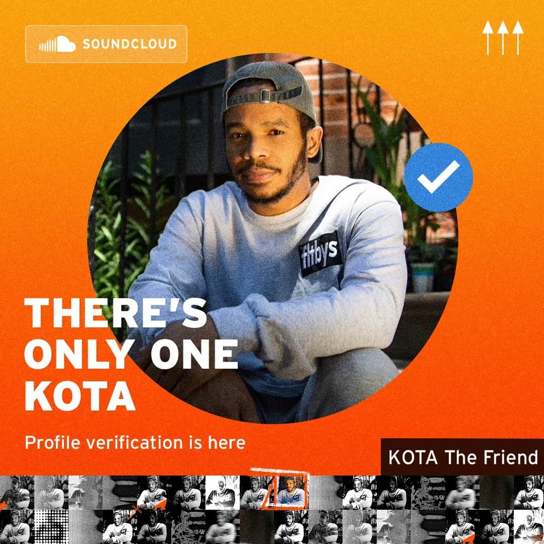 サウンドクラウドのインスタグラム：「BLUE CHECK. ⁠ ⁠ Follow the one and only @kotathefriend on SoundCloud.」